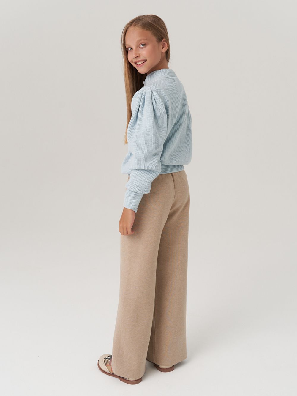 Кардиган для девочки AT1058 голубой