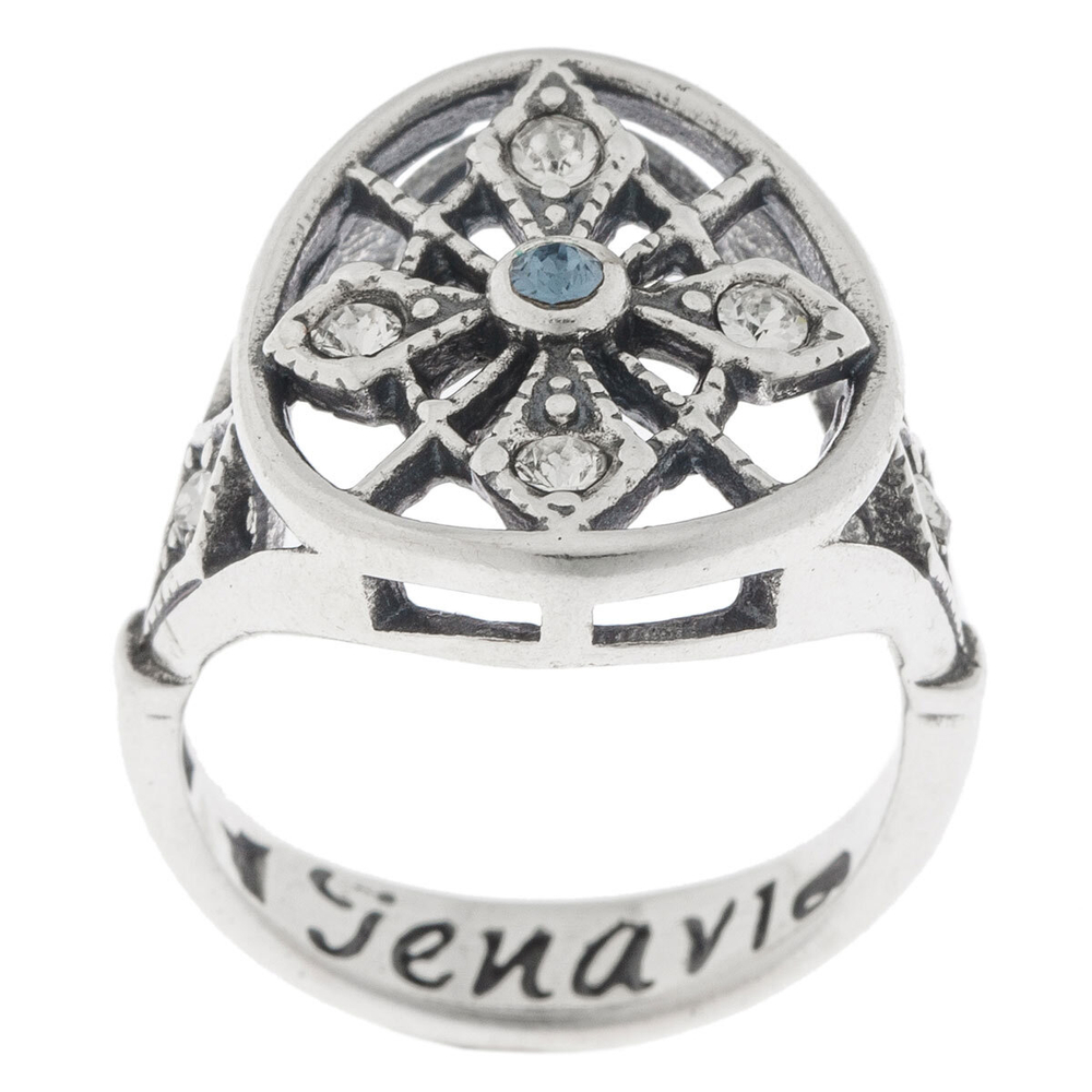 "Тюрен" кольцо в серебряном покрытии из коллекции "Paris" от Jenavi