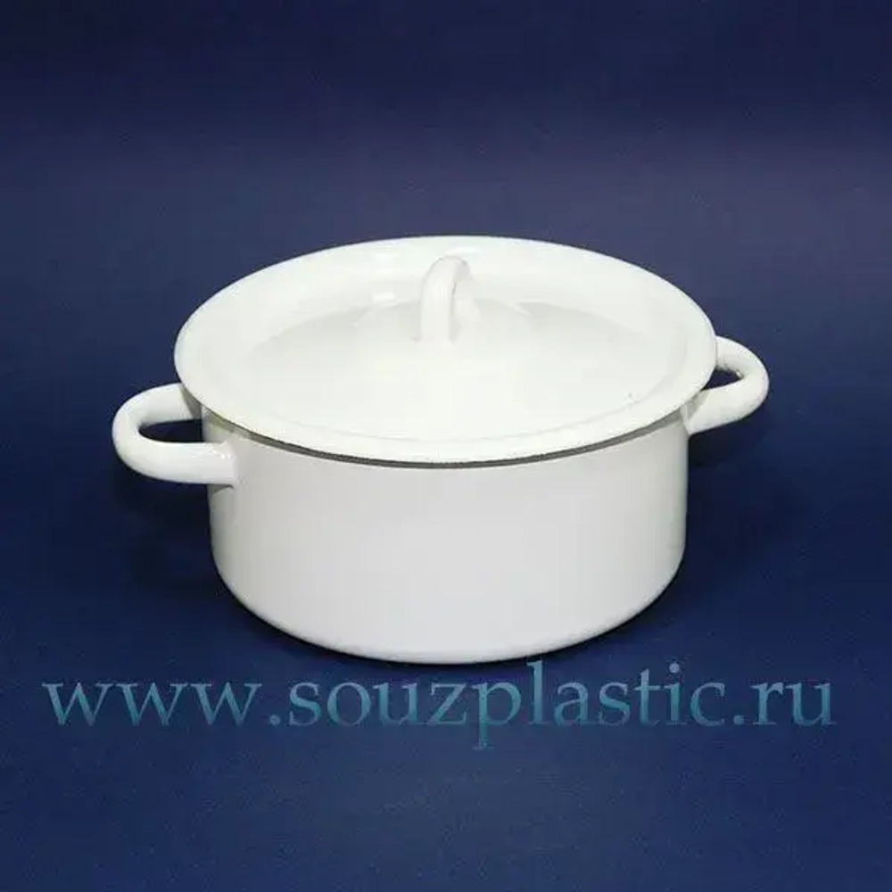 Кастрюля эмал 2,0л цил С41610, С41610.П, С41610.3 (Новокузнецкая эмаль)