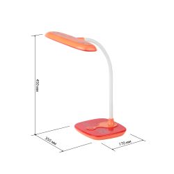 Настольный светильник ЭРА NLED-432-6W-OR светодиодный оранжевый