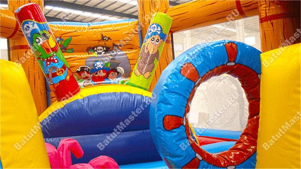 Коммерческий надувной батут "Весёлый пират"