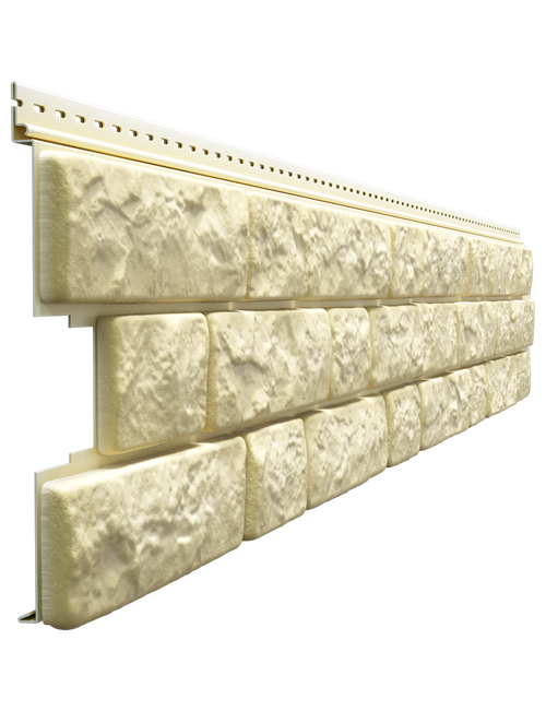 Сайдинг LUX под камень, Bergart, кешью