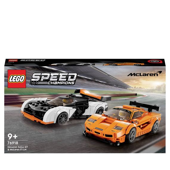 Lego konstruktor Speed Champions 76918 McLaren Solus GT & McLaren F1 LM