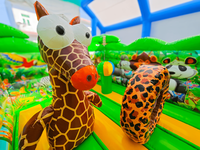 Коммерческий надувной батут «Чудо-сафари» 3,5*3,5*2,6 м