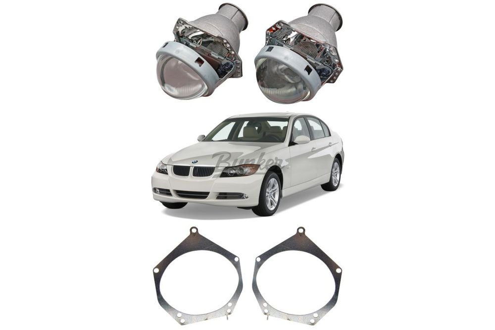 Готовый комплект для замены штатных линз BMW 3 E90 дорестайлинг 2005-2008