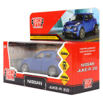 Модель ин. мет. "Nissan Juke-R 2.0 Soft" 12см, двер, багаж, синий, коробка JUKE-12FIL-BU (Технопарк)