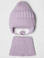 Шапка детская осенняя со снудом