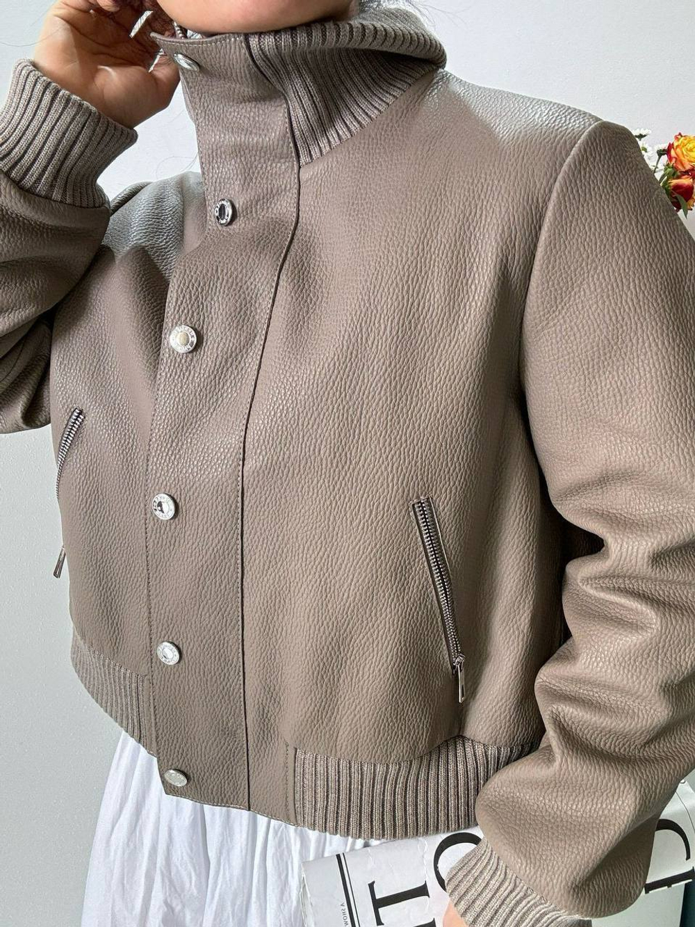 Кожаная куртка Hermes