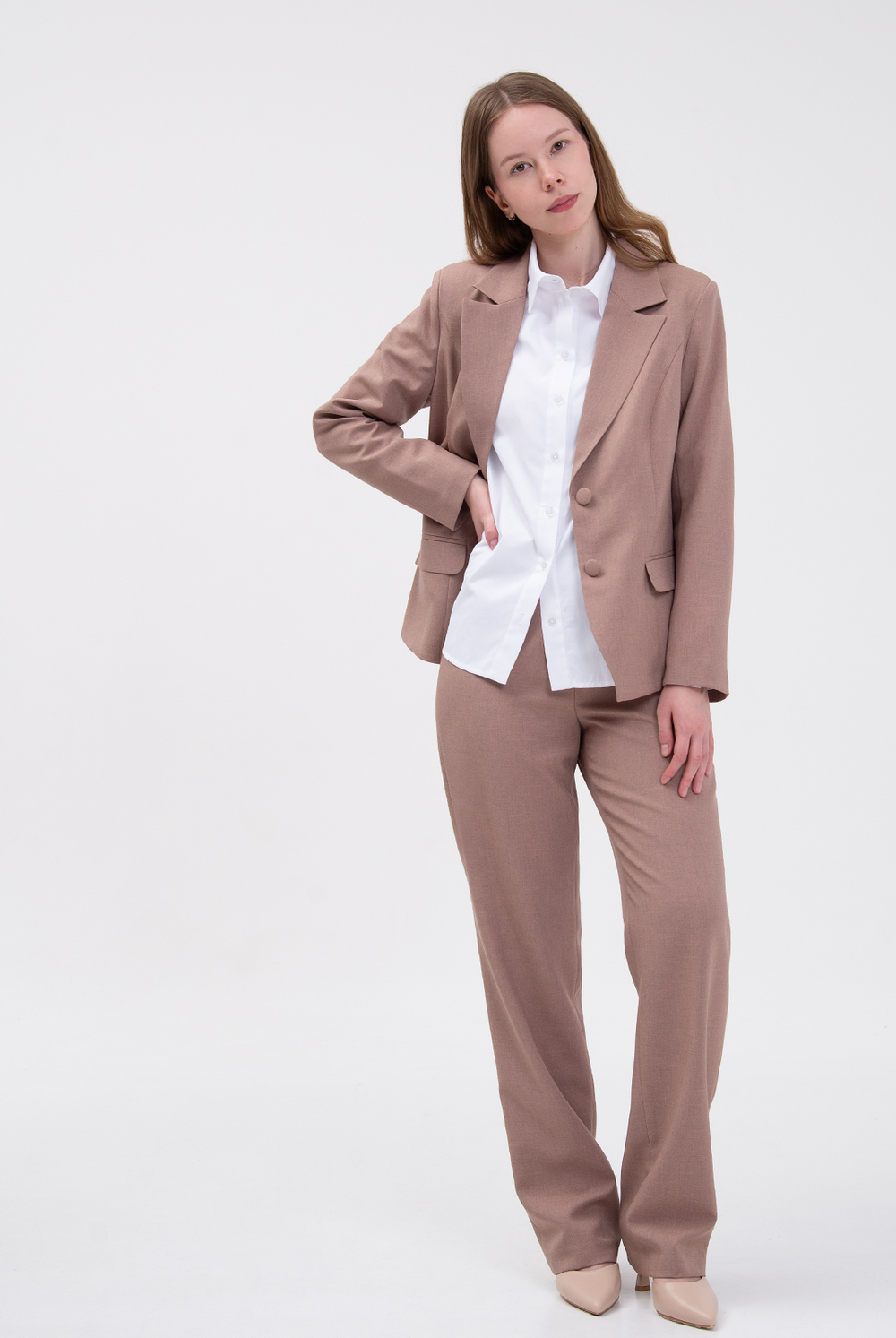 Жакет женский 4547зп, орех #38Ор044547зп