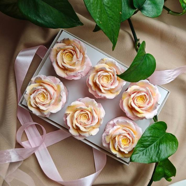 Набор “Зефирные горшочки с яблоком и корицей” — 6 штук лёгкого удовольствия