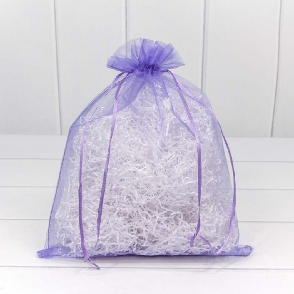 Мешочек 26х32см Органза (Сиреневый)