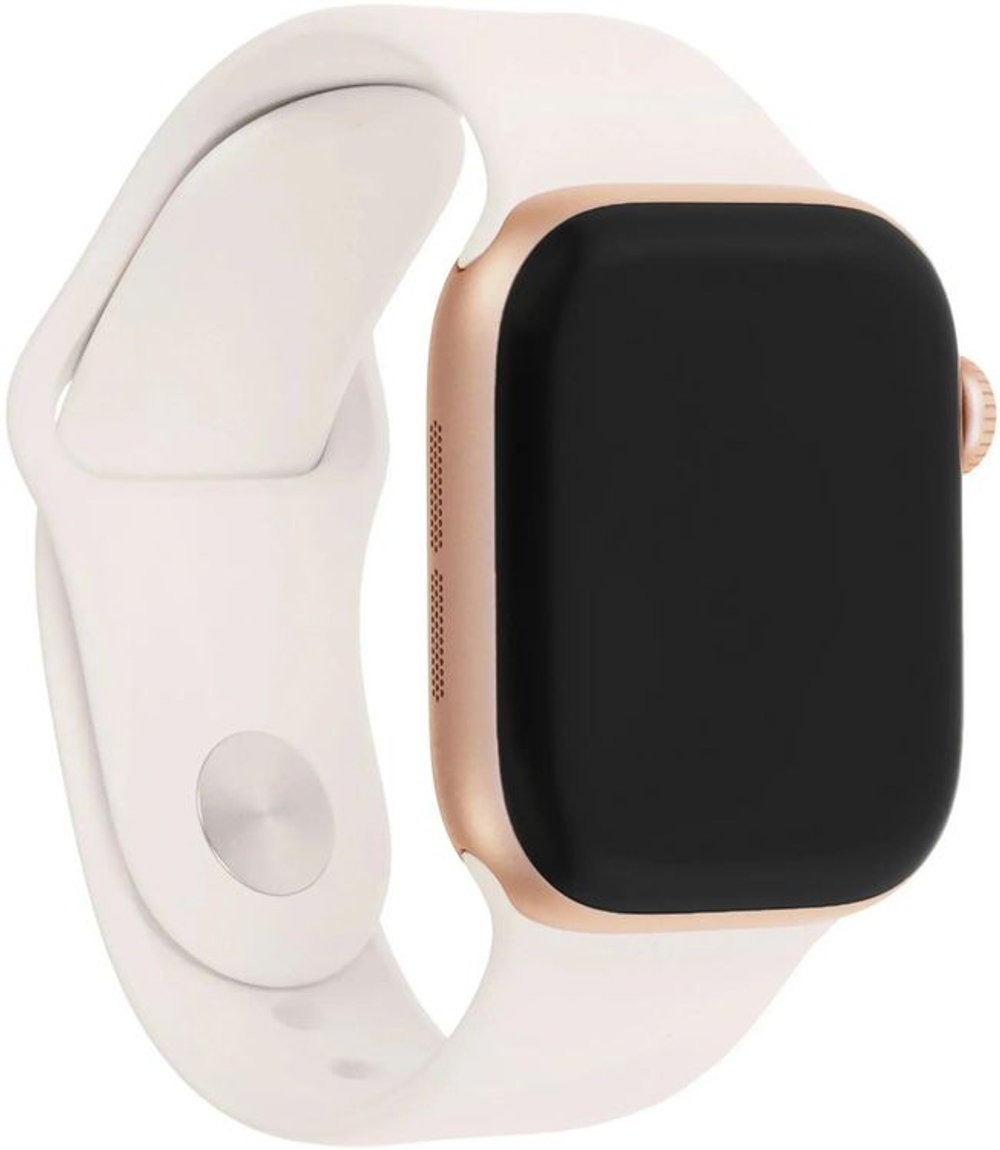 Смарт-часы Apple Watch Series 11 A3333,  46мм,  белый/розовое золото