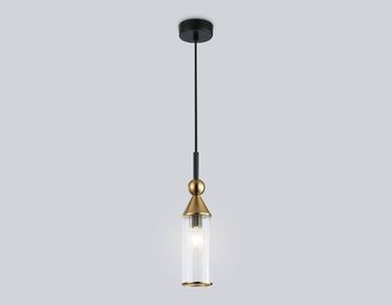 Светильник подвесной 1*E14 LH55251 черный / латунь High Light Heigh Light Ambrella