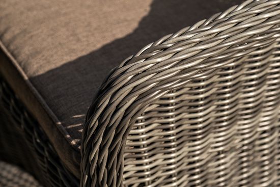 "Эспрессо–150 R" обеденная группа плетеная, цвет графит