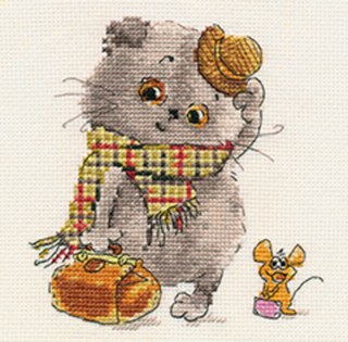 "Басик и Милена"-0-177  вышивка