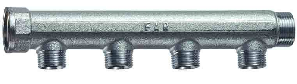 Коллектор универсальный FAR FK 3/4* х M 24х19 - 4 отвода