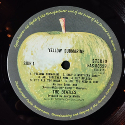 Винтажная виниловая пластинка LP The Beatles Yellow Submarine (Japan 1976) (Obi) Hey Bulldog