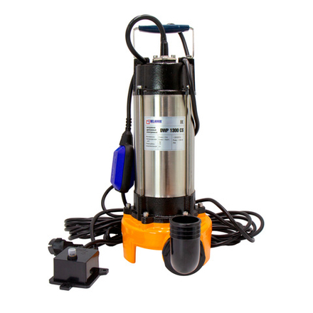 Насос дренажный Belamos DWP 1300 CS, 1600 Вт, 316 л/мин, Н-14 м, каб.10 м, с ножами
