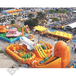 Коммерческий надувной батут "Ракета" 20*10*7 м