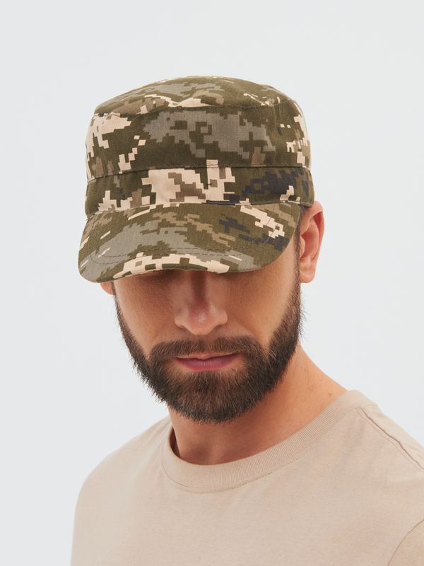 Кепи Охотника летнее ткань Смесовая цвет Светлый пиксель (128/2)