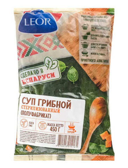 Суп грибной 450г. Леор