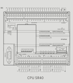 ЦЕНТРАЛЬНЫЙ ПРОЦЕССОР UNIMAT  S7 200 smart PLC 24DI/16DO UN 2881SR400AA0 (UN 288-1SR40-0AA0