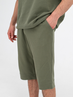 Костюм хлопковый с шортами. Хаки