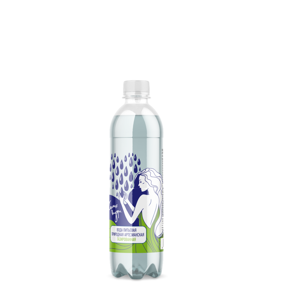 Вода газированная "Солнце внутри" 0,5л.