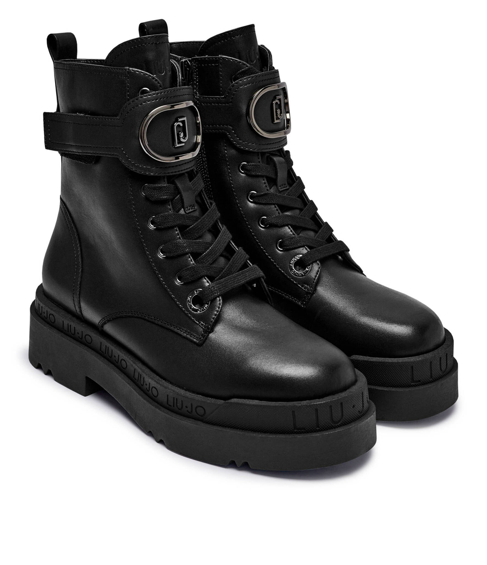 Кожаные ботильоны LOVE 57 Liu Jo - черный(SF4071 P0102)