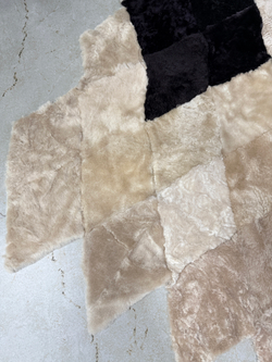 Меховой Коврик прикроватный накидка на кресло из овчины