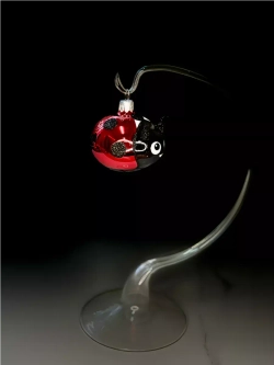 Елочное украшение "Букашка" высота 5 см, длина 6.5 см.