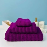 Полотенце махровое 70*140см «FLUFFY» цвет сливовое вино 03-057, плотность 500гр/м2