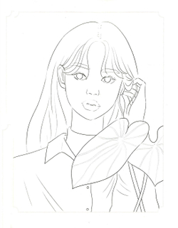 Girl's time. Coloring Book