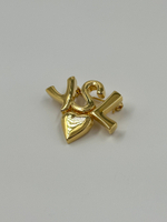 Брошь с сердечком YSL