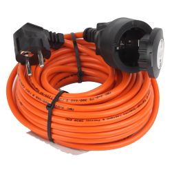 Удлинитель силовой ЭРА UPx-1e-3x0.75-10m в бухте c заземлением 1 розетка 10м ПВС 3х0.75мм2 | Силовые удлинители