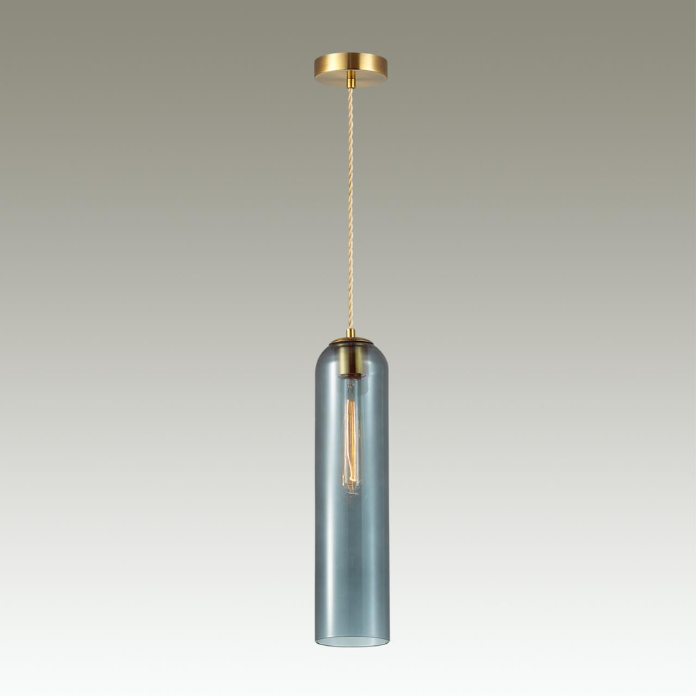 4641/1 PENDANT ODL20 407 золотой/синий Подвес E27 60W 220V VOSTI