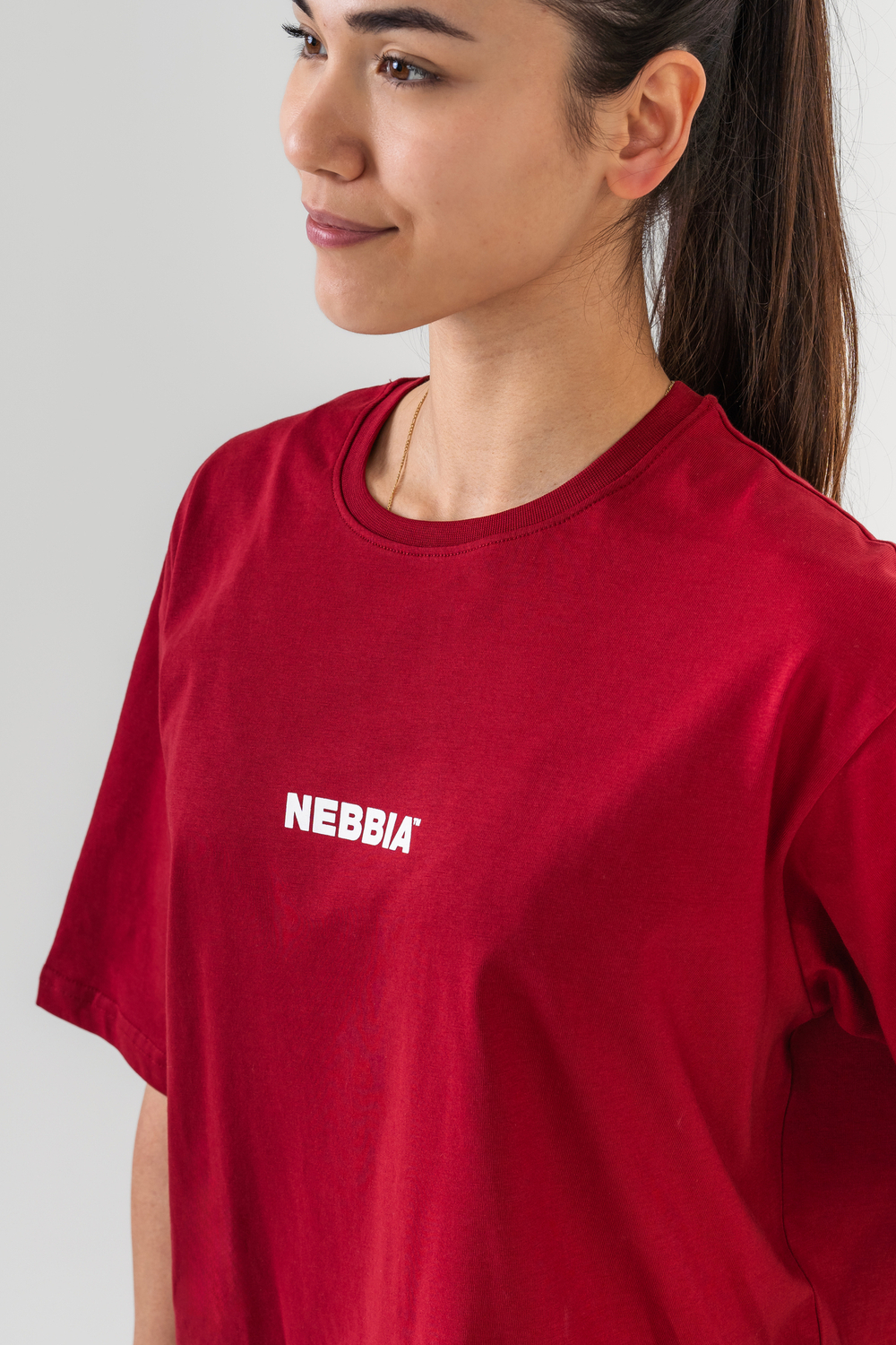 Футболка Oversized T-Shirt GYM ESSENTIALS 381 Красная