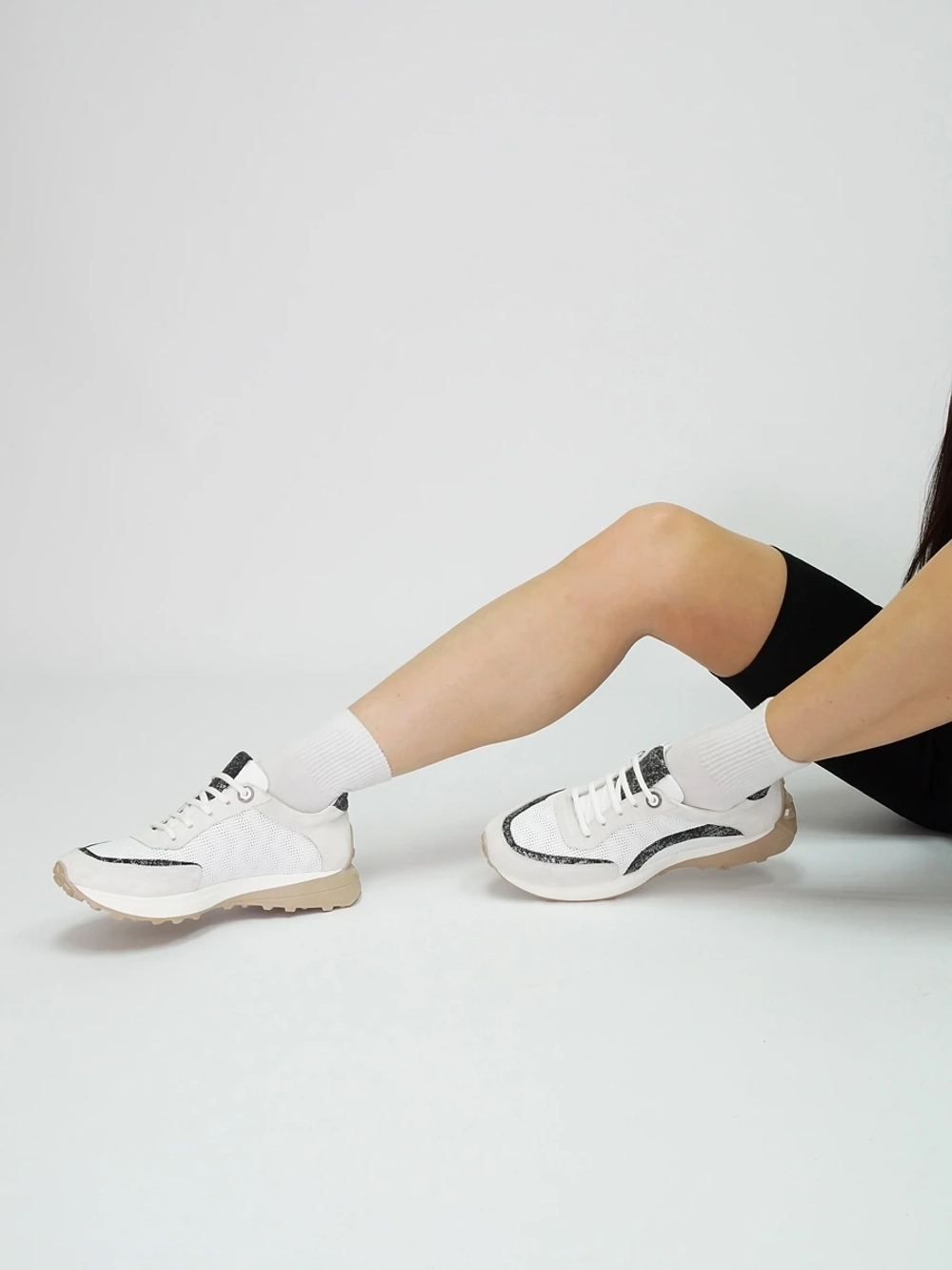 Кроссовки женские летние натуральная кожа