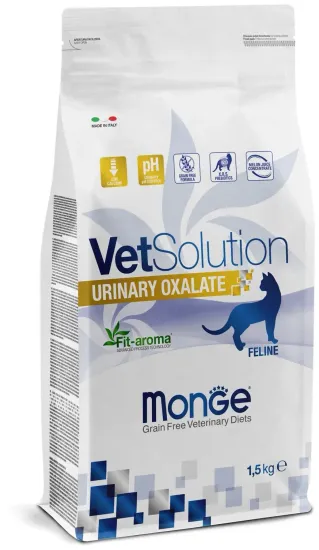 Сухой корм для кошек Monge VetSolution Urinary Oxalate, для лечения МКБ, беззерновой 1.5 кг