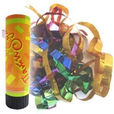 Хлопушка пружинная Фольгированное конфетти 16 см