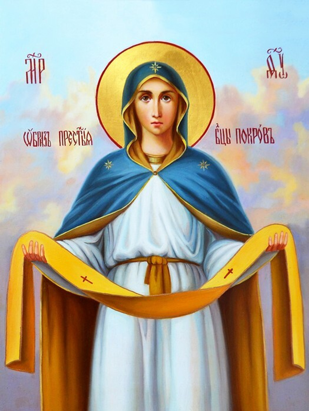 Икона под старину А5. Дерево, холст (иконы Спасителя и Богородицы)