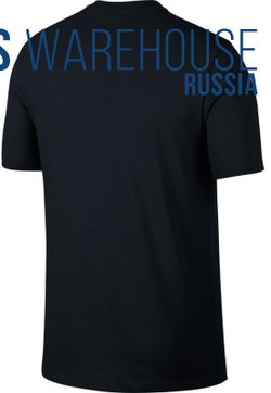 Мужская теннисная футболка Nike Solid Dri-Fit Crew - черный