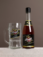 Подарочный набор мужской «Мужику!», гель для душа, 500 мл и пивная кружка, 500 мл