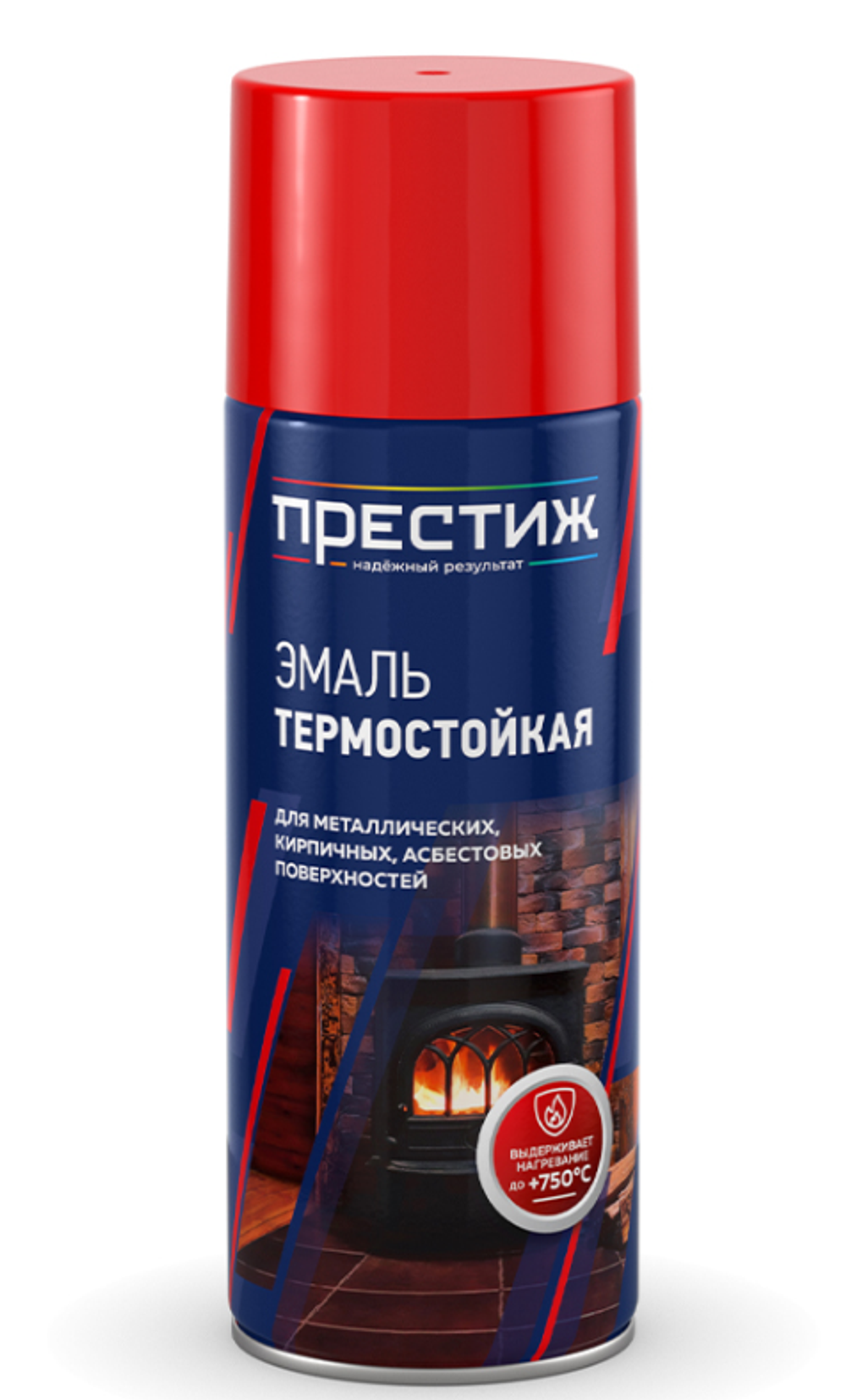 Аэрозольная термостойкая краска Престиж, матовая, 425 мл
