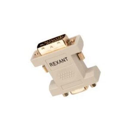 Переходник штекер DVI-I - гнездо VGA  REXANT