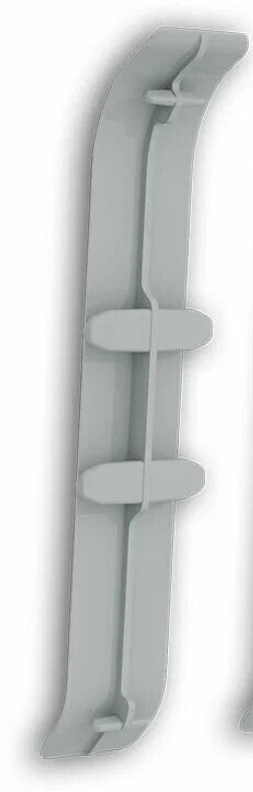 Соединитель для плинтуса 55мм "Деконика", 210 Дуб пепельный