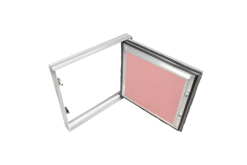 Усиленный противопожарный люк под покраску Визионер РУБЕЖ ПРО 400х500 мм