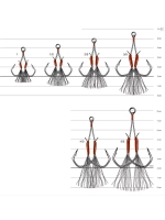 Крючок одинарный рыболовный 7117 SATI , №1/0, (2 поводка)