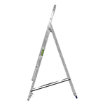 Лестница Сибртех трехсекционная 8 ступеней, алюминиевая