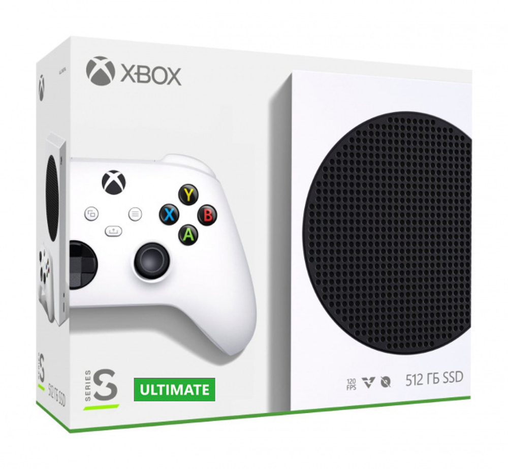 Игровая консоль Xbox Series S All Digital (512 ГБ, RRS-00011) + подписка Game Pass Ultimate 13 мес